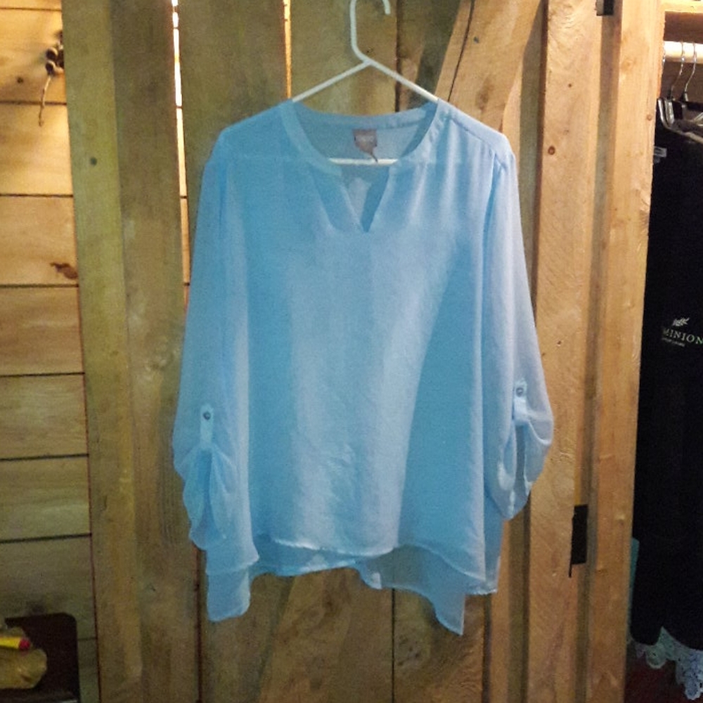 Chico's sheer blouse